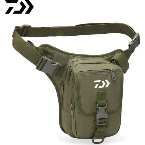 Daiwa Outdoor Camouflage Tactical Leg Bag Outdoor Training Camping 5L Mountaineering Riding Multifunctional Waterproof Pocket