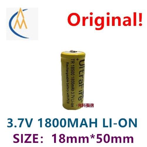 Brand new genuine 18500 lithium rechargeable battery 3.7V camera / headlamp / aircraft model with 3 No. 7 battery toys