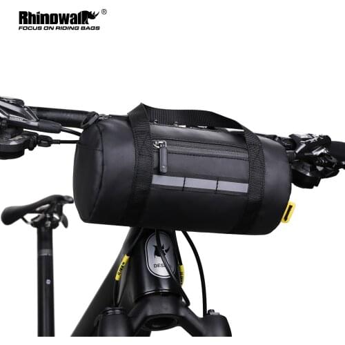 Rhinowalk Upgraded Bicycle Front Tube Bag Multifunctional Cycling Handlebar Bag Big Capacity Riding Tool Pack Basket Accessories