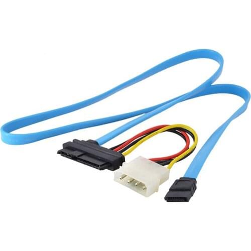 NGFF Hard Disk SFF 8482 SAS Cable 29pin to 1 SATA 7pin 0.7M