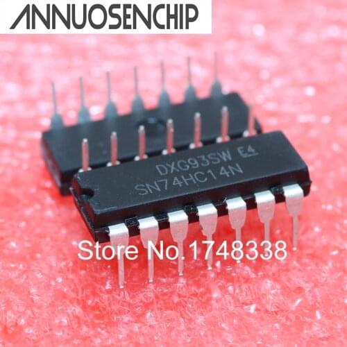100PCS SN74HC14N DIP14 SN74HC14 DIP 74HC14N 74HC14 new and original free shipping