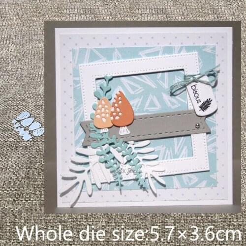 New Design Craft Metal stencil Cutting Dies 2 kinds of Mushroom decoration scrapbook die cuts Album Paper Card Craft Embossing