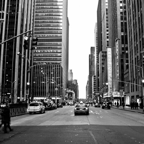 Wallpapers YOUMAN 3 d Photo Wall Mural Greyscale Wallpapers Famous City Building Backdrop Home Improvement Photo Wall Decoration