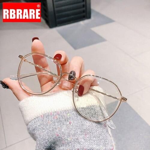RBRARE Anti Blue Light Women Glasses Frame Retro Eyeglasses Frame for Women Optics Eyewear Brand Clear Lens Marcos De Lentes