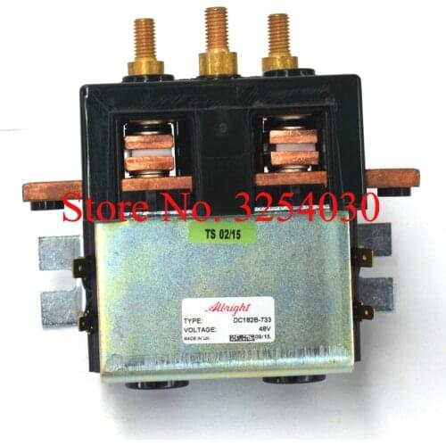 Linde Part No 0009763547 Original Albright Contactor 48V 200A DC182B-733 for Linde E15C Electeric Forklifts