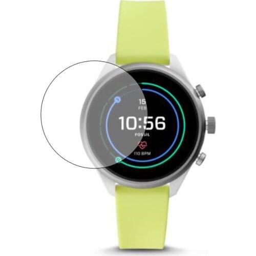Tempered Glass Clear Protective Film Protection For Fossil Sport Watch 41mm 43mm Case Smartwatch Display Screen Protector Cover