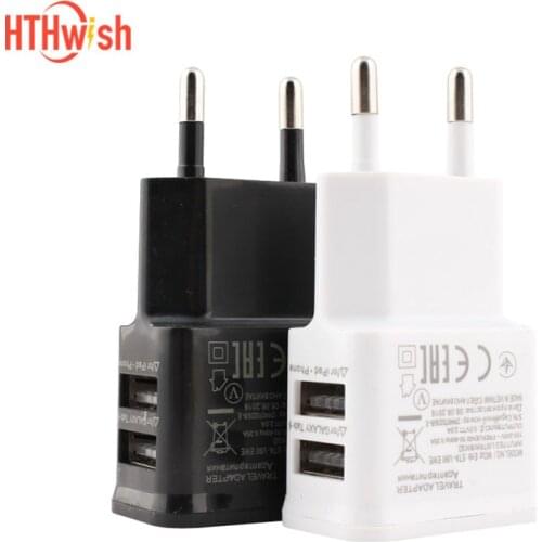 USB Wall Charger 5V 2A EU Plug Adapter For Samsung iphone Xiaomi Mobile Phone Charger For ipad Universal Travel AC Power Charger