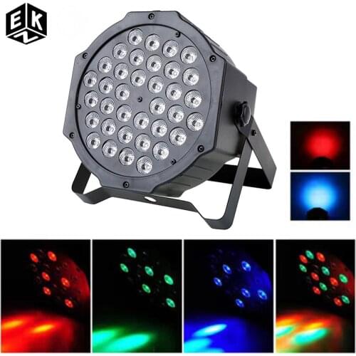 36 LED LED Stage Light RGB Crystal Magic Ball Bulb DMX Par Light 110-240V Disco Club Party Light Suitable for KTV Bar DJ