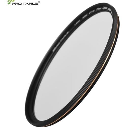 PRO TANLE 72mm/77mm/82mm Ultraviolet UV Protection Filter Slim 22 Layer Super Multi Coated with Storage Holder for Camera Lens