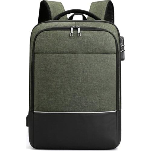 Code Lock Backpack Large Capacity Travel Bag Water proof 15'6 Laptop Backpack New Design School Bag Casual Fashion Shoulder Bag