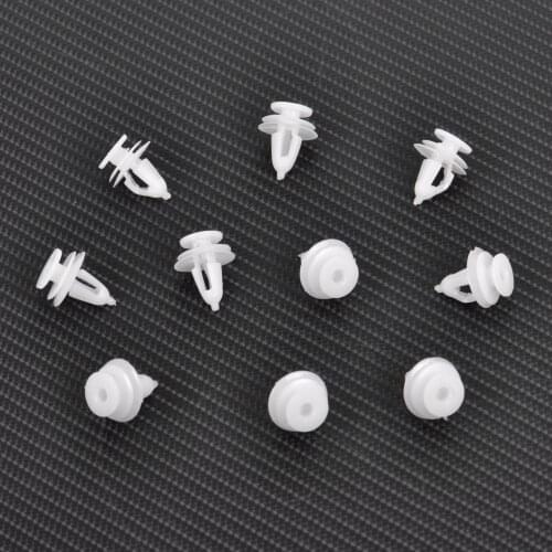 DWCX 10x White Truck Door Trim Panel Clips 6504014 6502907 for Jeep Dodge Truck Grand Cherokee Caravan Cirrus Stratus Voyager