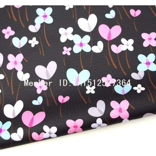 PVC coated waterproof fabric - ballon black background (WF089)