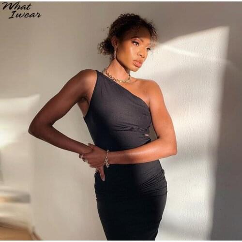 Летние платья с открытыми плечами Whatiwear China At AliExpress