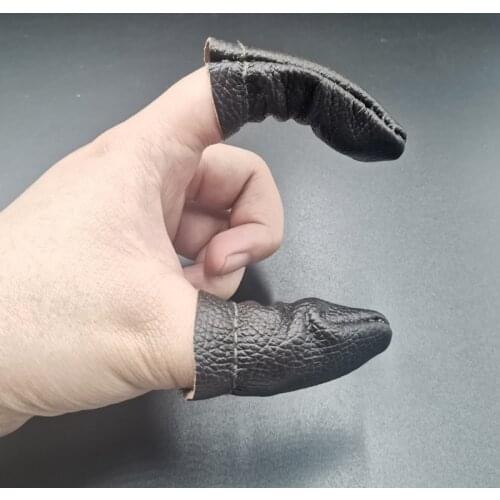 1 Pair Forefinger Thumb Special For Wool Felt Thimble Leather Finger Protector (Finger Protection) Sewing Supplies