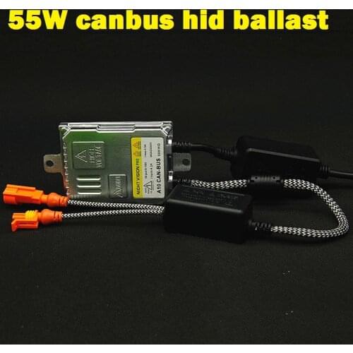 1 PC good quality AV 12V 55W CANBUS HID ballast error free hid lamp converter for auto xenon h1 h7 h11 9005 9006 h4 hh3 light us