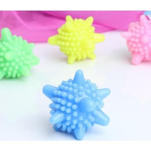1Pcs Reusable Magical Laundry Ball For Household Cleaning Washing Machine Clothes Softener Star fish Shape Solid Cleaning Balls