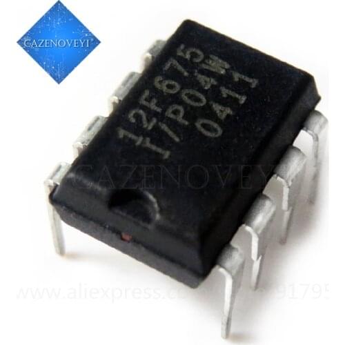 2pcs/lot PIC12F675-I/P 12F675 PIC12F675 PIC12F629-I/P PIC12F629 12F629 SAME DIP-8 In Stock