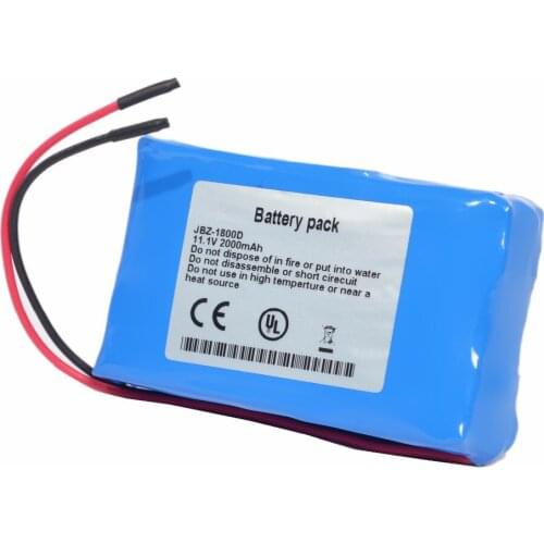 For JYM JZB-1800 JZB-1800D KAYO654169-3S Infusion Pump Battery 11.1V 2000mAh