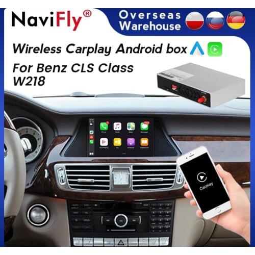 Wireless Carplay Android Auto box For Benz CLS Class W218 CLS260 CLS320 CLS350 CLS400 CLS500 2011-2017