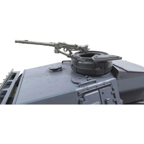For MATO 1/16 RC Tank German Panzer III Cupola Upgrade Parts Metal Machine Gun