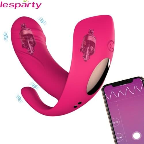 Wear Dildo Butterfly Vibrator Sex Toys for Couple Long Distance App Wireless Remote Control Vibrator for Women Vibrating Panties