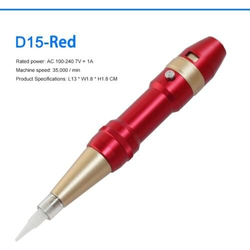 Import taiwan motor permanent makeup machine manual eyebrow tattoo Rotary machine for lips eyeliner 35000R red colors