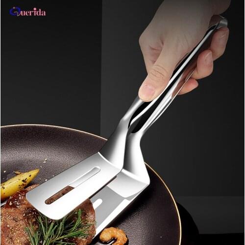 Creative Stainless Steel Food Tongs Non-Slip Baking Steak Fried Clip Kitchen Utensils Cooking Tool Multi-function Barbecue Clip