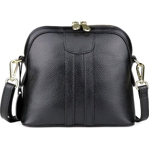 Small Women Bag Fashion Handbag Ladies Messenger Bag Genuine Leather 3 Layers Women Shoulder Bag Cross-body Bags Bolsa Feminina