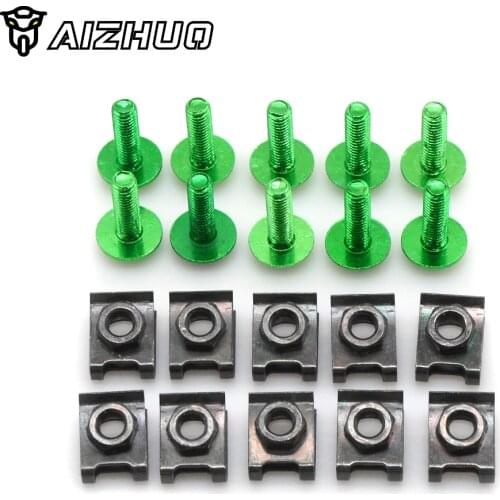 Motorcycle Fairing Bolts Screw Body Clip Screws Nuts for KAWASAKI Vulcan VN 800 900 400 500 1500 1600 1700 ZX-10R ZX10R ZX10R