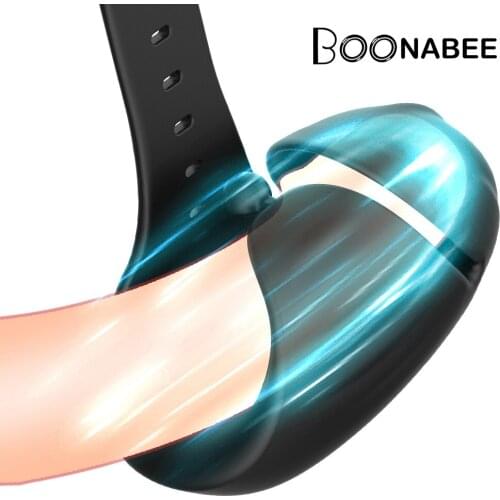 Male Masturbator for Men Penis Delay Trainer Adjustable Penis Vibrator Automatic Oral Climax Glans Massager Blowjob Sex Toys