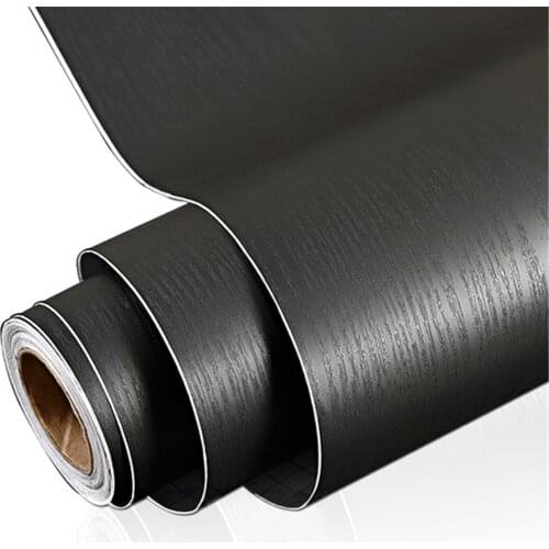 European Style Thick Wood Grain Sticker Self-adhesive Wallpaper Waterproof Removable Pvc Home Kitchen Living Room Decoration