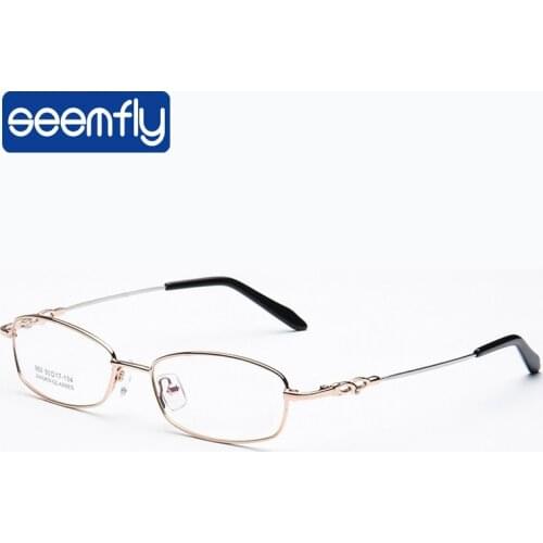 Seemfly Memory Titanium Glasses Frame Men Women Spectacle Eyeglasses For Female TR90 Myopia Prescription Optical Eyewear