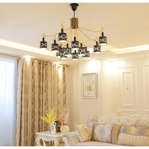 Post -modern dining hall led chandelier living room Nordic designer art bedroom creative villa chandelier lighting ap8071342