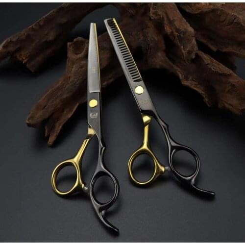 Kasho Professional 6 inch Salon Barber Scissors Hairdressing Shears Hair Cutting Thinning Styling Tool