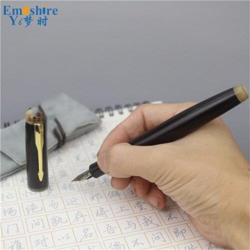 New Wood Pen Cap 0.5 mm Fountain Pen Brand Stationery for Business Meeting Gifts Top Brnad Stationery Fountain Pen Custom P851