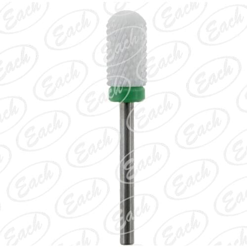 Nail Bit - Smooth Top Bit 3/32'' new nail art salon electric drill Ceramic nail file drill bit for nail drill