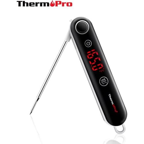 ThermoPro TP18S Digital Instant Read Meat Thermometer for Kitchen BBQ Grill Smoker With Touchscreen