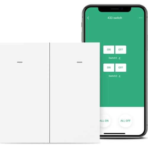 BroadLink LC1 No Neutral Wire Wi-Fi Smart Light Switch, Works with Alexa, Google Home and IFTTT,with S3 Hub Required