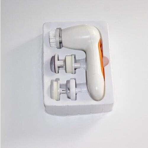 Waterproof 5 in 1 Electric Wash Face Machine Facial Pore Cleaner Body Cleaning Massage Mini Skin Beauty Massager Brush