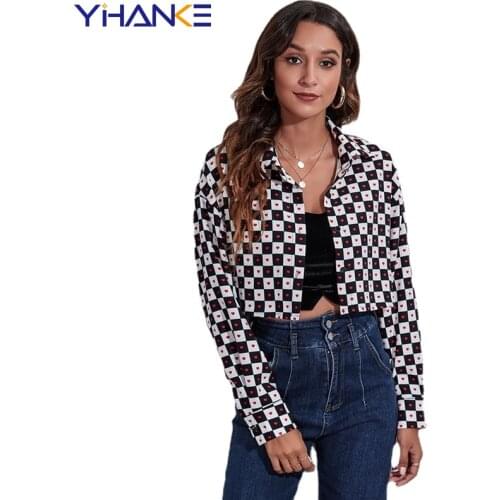 Womens Long Shirts YIHANKE China