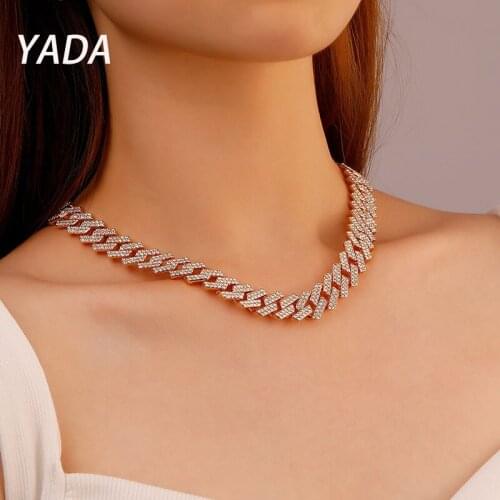 YADA Fashion Stainless Steel Chain Presents&Necklace For Women Jewelry Necklaces Statement Long Hip Hop Gifts Necklace SE210040