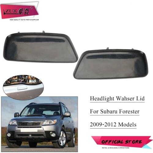 ZUK Front Bumper Headlight Water Spray Nozzle Cover Headlamp Washer Nozzle Cap For Subaru Forester 2009 2010 2011 2012