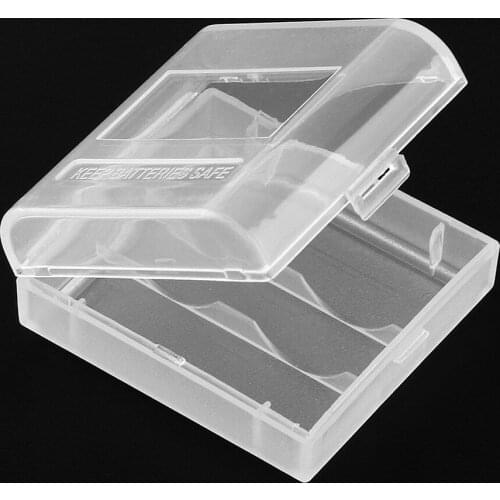 1 Pc Portable Plastic Lithium Battery Box with Protective and Storage Function Durable Battery Cases Fit for 16340 Battery