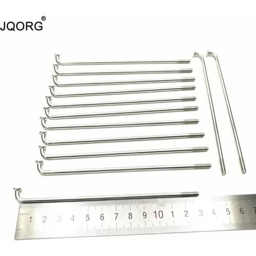 100 Pieces A Lot 9K Motorcycle Spokes Diameter 3.5mm Material 304 Stainless Steel Light Sliver Color Electric Motorcycle Spokes