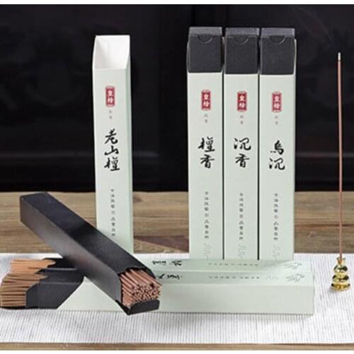 120pcs/pack Natural Incense Sticks Sandalwood Agilawood Air Fragrance for Aromatherapy Yoga Meditation Odour Removal Refreshing