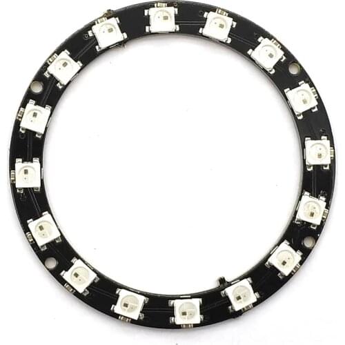 16 Bits 16 X WS2812 WS2812B Module 5050 RGB LED Ring Lamp Light with Integrated Drivers