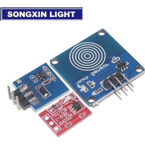 20PCS TTP223 Touch Key Switch Module Touching Button Self-Locking/No-Locking Capacitive Switches Single Channel Reconstruction