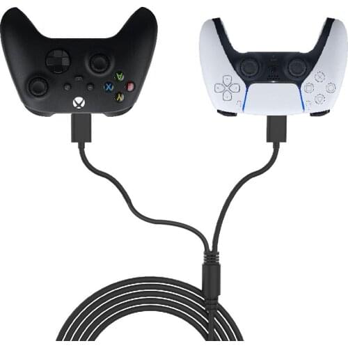 3m 2 in 1 Type-C Gamepad Console Charging Cable 40W Fast Charging Over Voltage Protection Power Cord for PS5 Switch Xbox Phone