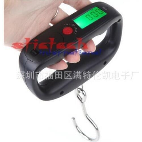 By dhl or ems 50 pieces high quality 50kg/10g Digital weighing scale Electronic Hanging Luggage Balance Weight kitchen scale