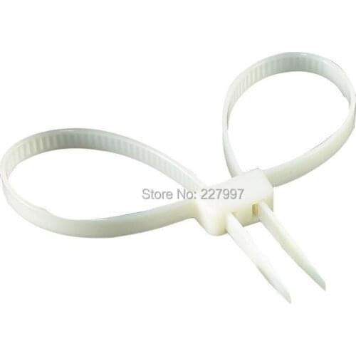 500pcs/lot plastic police handcuffs Double Flex Cuff Disposable Handcuffs Nylon Self Locking tie Cable Zip Ties Free shipping